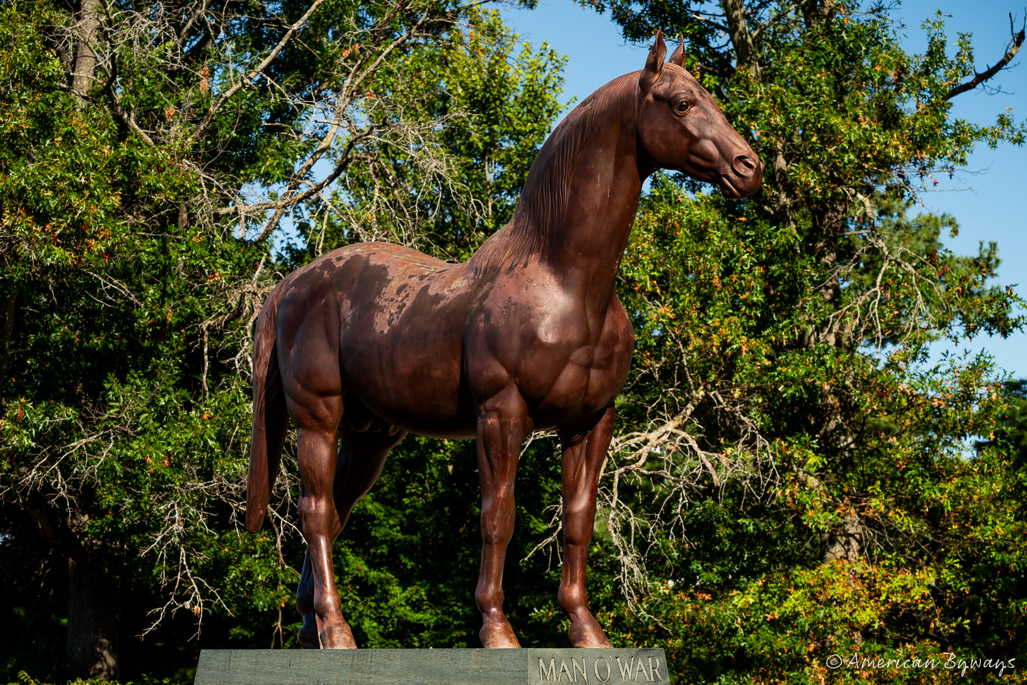 Man O' War Statue