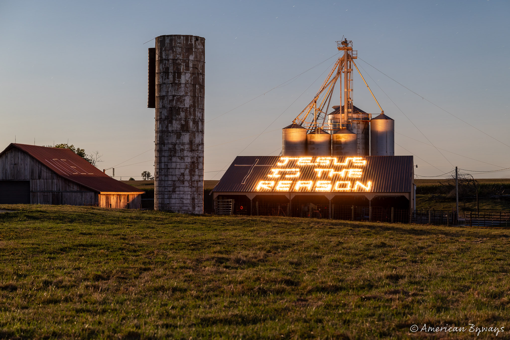 Shields Farm at Sunset